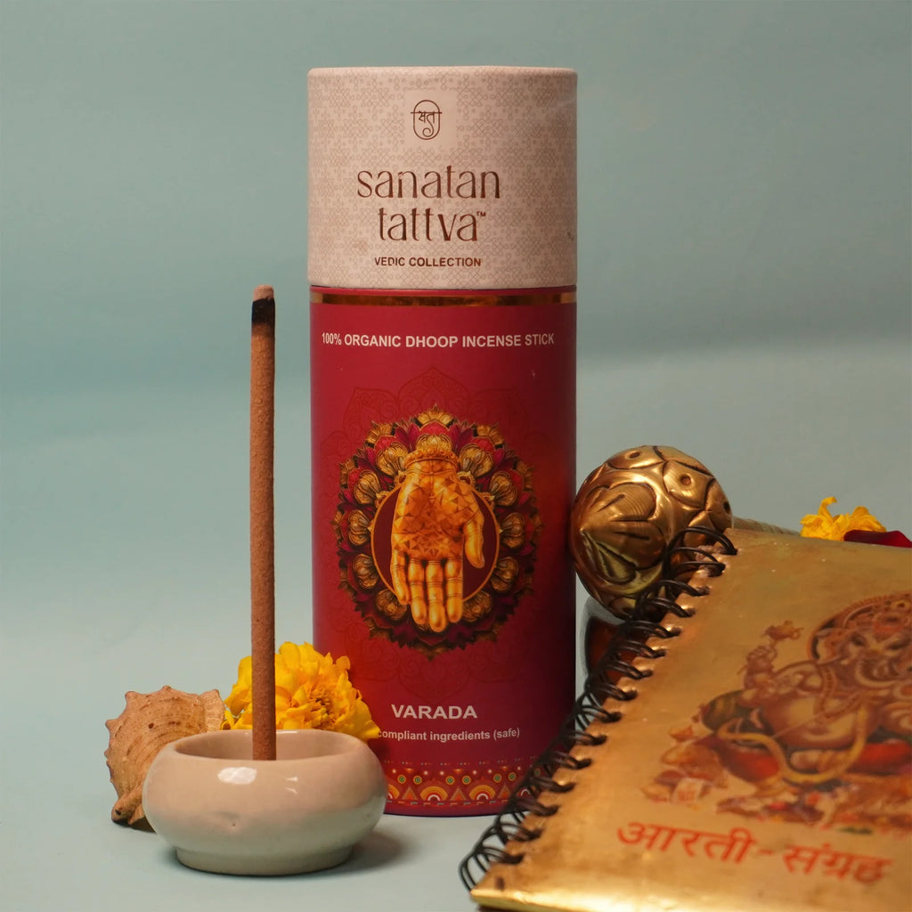 Sanatan Tattva Varada Dhoop Stick (100% Organic) | Grace | Zero Black Smoke | Made in India