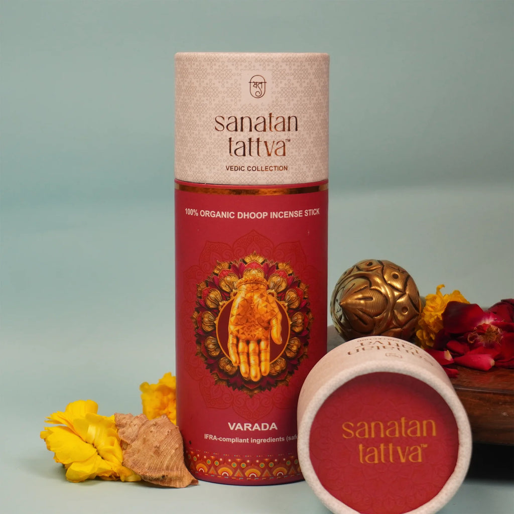 Sanatan Tattva Varada Dhoop Stick (100% Organic) | Grace | Zero Black Smoke | Made in India