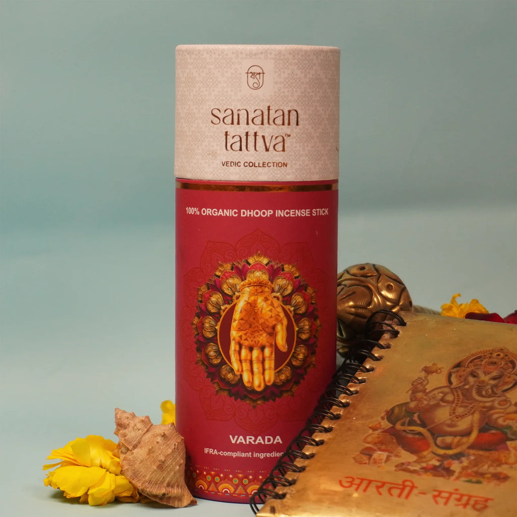 Sanatan Tattva Varada Dhoop Stick (100% Organic) | Grace | Zero Black Smoke | Made in India