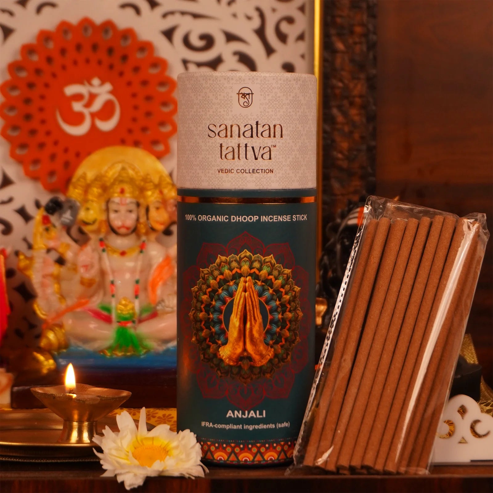 Bambooless Organic Dhoop Stick(AAK) Combo of 3 | Zero Black Smoke | Made in India