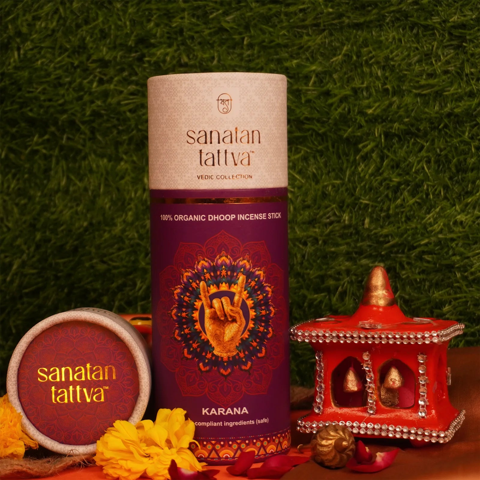 Sanatan Tattva Karana Dhoop Stick (100% Organic) | Protection | Zero Black Smoke | Made in India