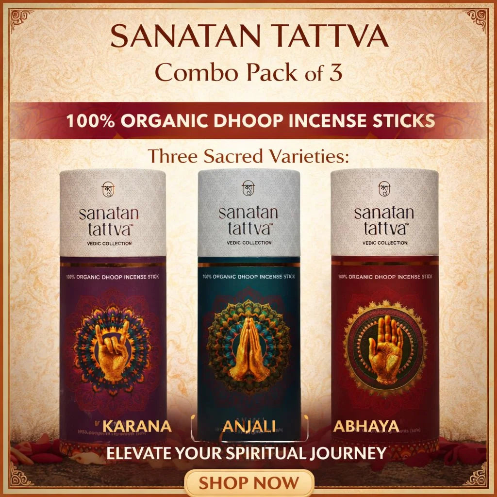 Bambooless Organic Dhoop Stick(AAK) Combo of 3 | Zero Black Smoke | Made in India