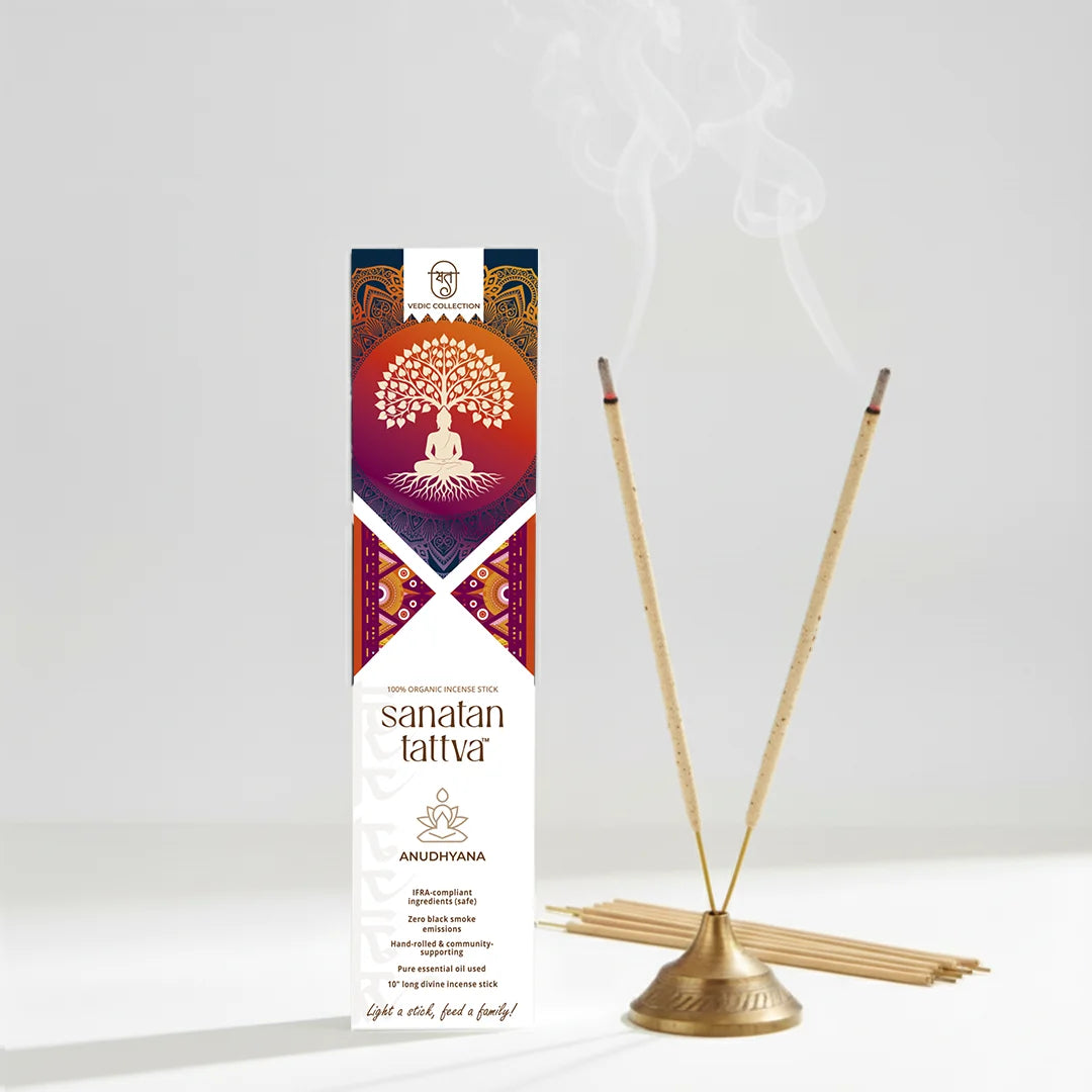 Hand Rolled Organic Incense (NAH)Combo of 3 | 100% Organic | Zero Black Smoke | Made in India