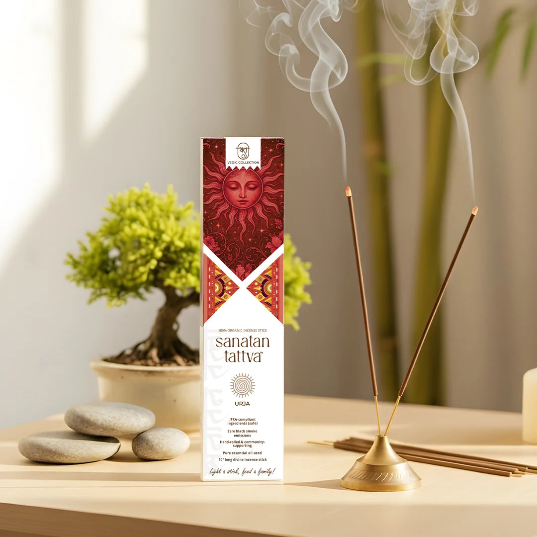 Sanatan Tattva URJA Agarbatti (100% Organic) | Tranquility & Balance | Made in India