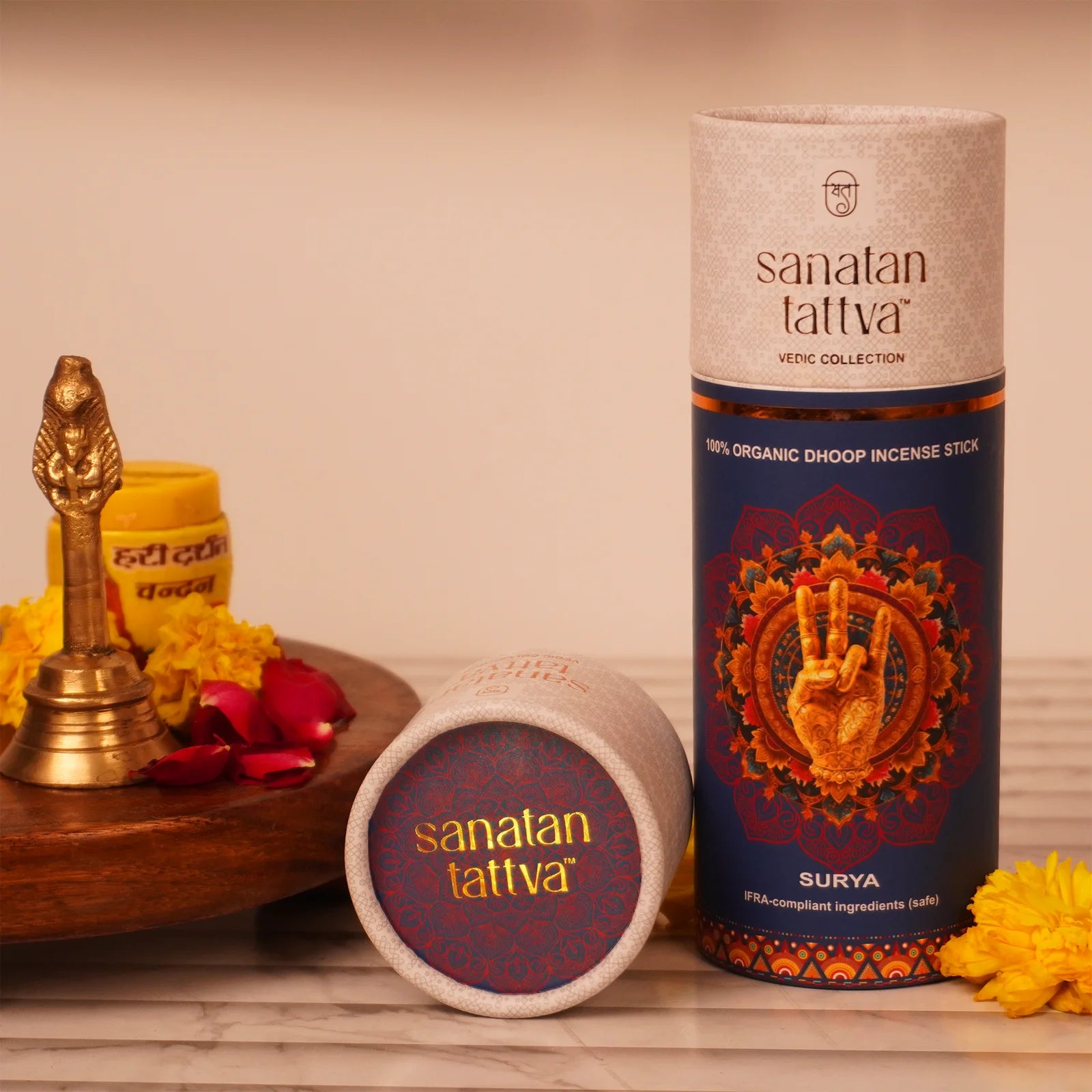 Sanatan Tattva Surya Dhoop Stick (100% Organic) | Positivity | Zero Black Smoke | Made in India