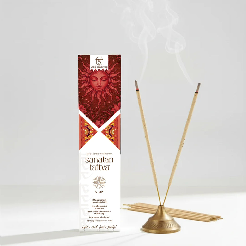 Sanatan Tattva URJA Agarbatti (100% Organic) | Tranquility & Balance | Made in India