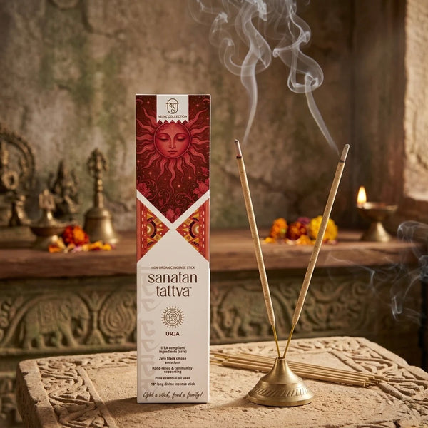 Sanatan Tattva URJA Agarbatti (100% Organic) | Tranquility & Balance | Made in India
