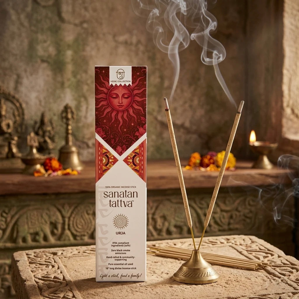 Hand Rolled Organic Incense (SUV)Combo of 3 | 100% Organic | Zero Black Smoke | Made in India