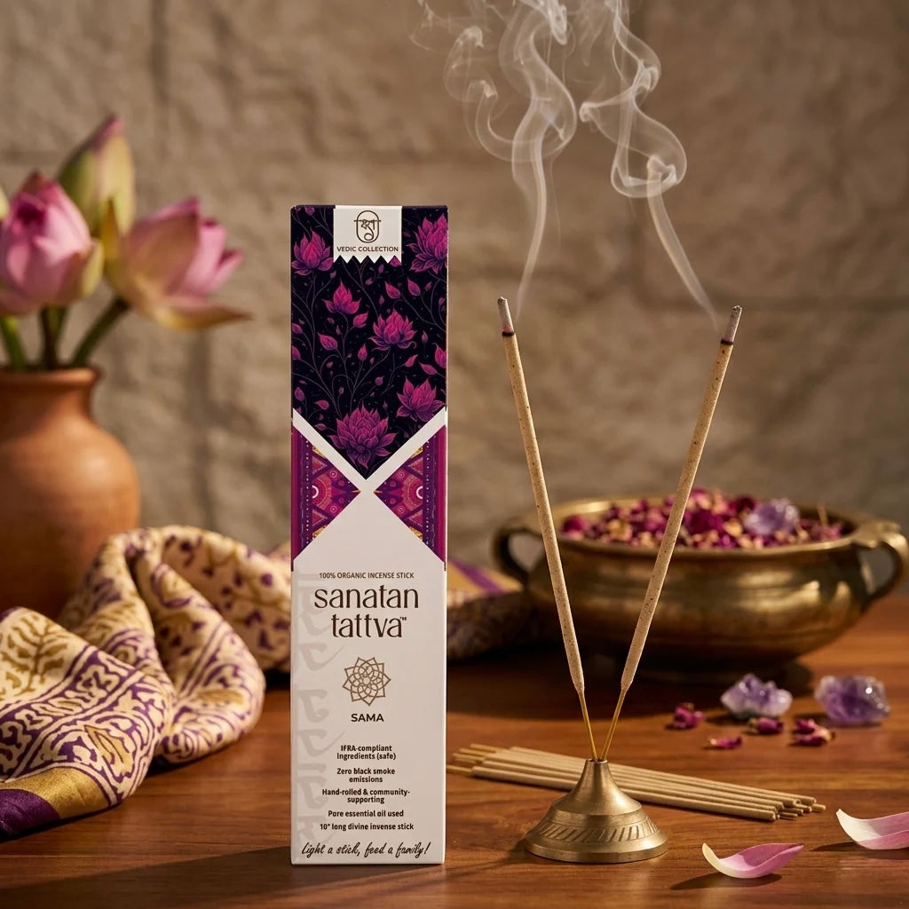 Sanatan Tattva SAMA Agarbatti (100% Organic) | Emotional Harmony | Made in India