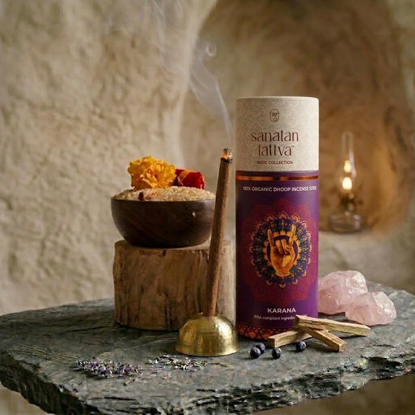 Sanatan Tattva Karana Dhoop Stick (100% Organic) | Protection | Zero Black Smoke | Made in India