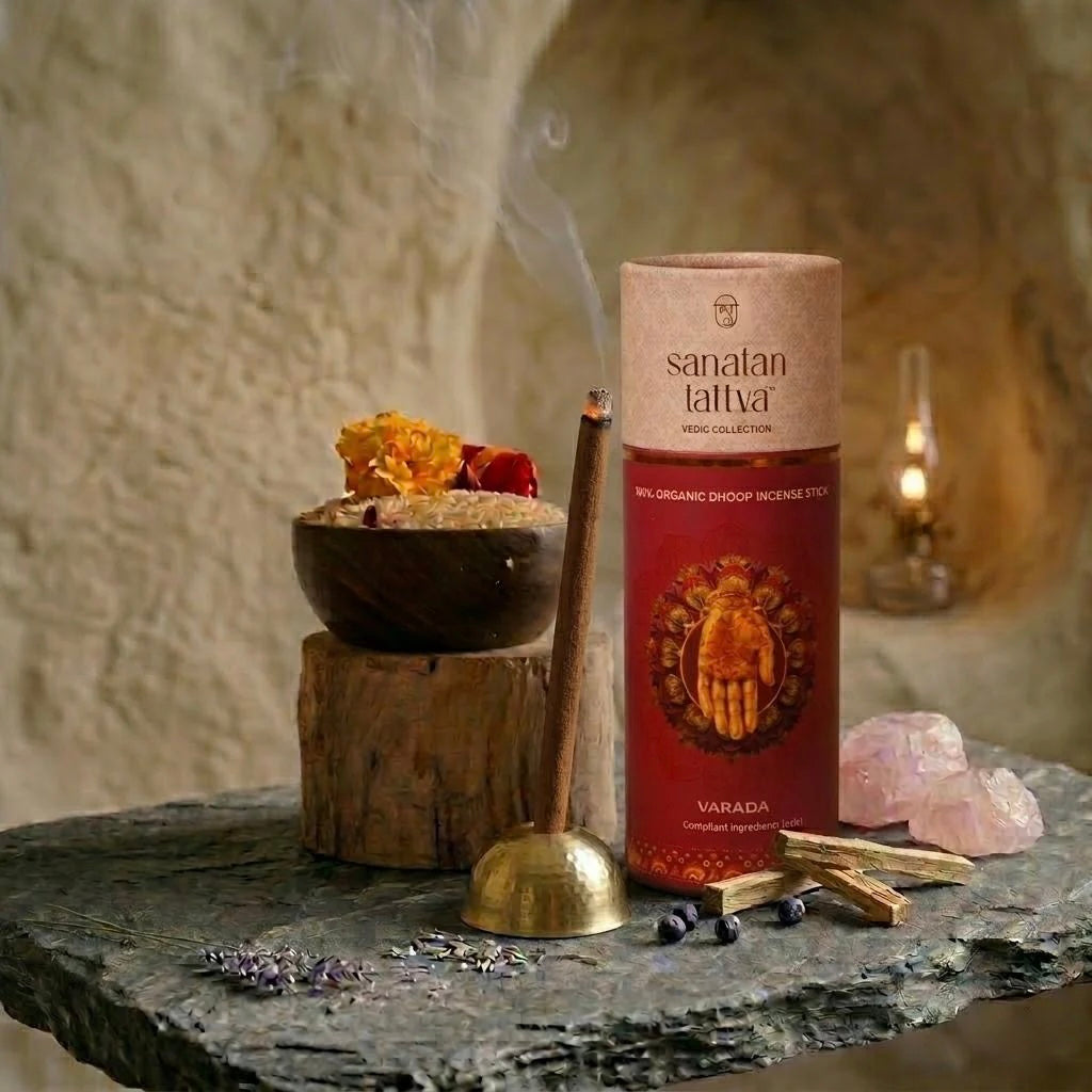 Sanatan Tattva Varada Dhoop Stick (100% Organic) | Grace | Zero Black Smoke | Made in India