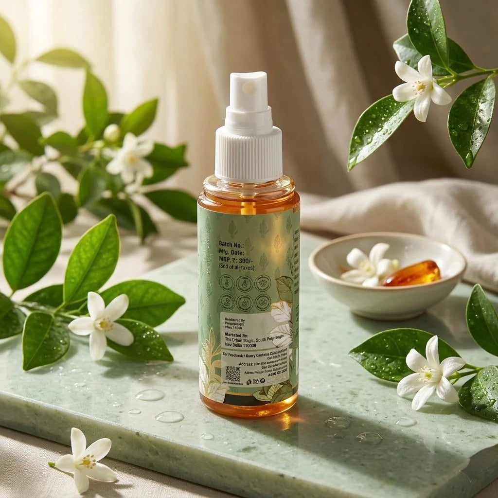 Shyam Darbar Divine Mist Spray – Vedic Fragrance for Aura Cleansing & Sacred Spaces (120 ml)