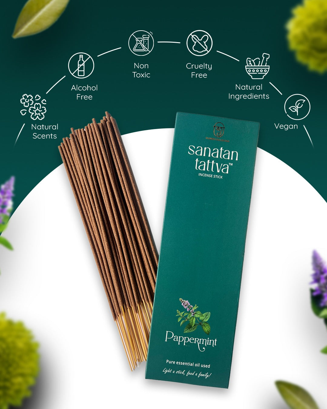 Sanatan Tattva Pappermint I Crisp Minty Notes I Made in India
