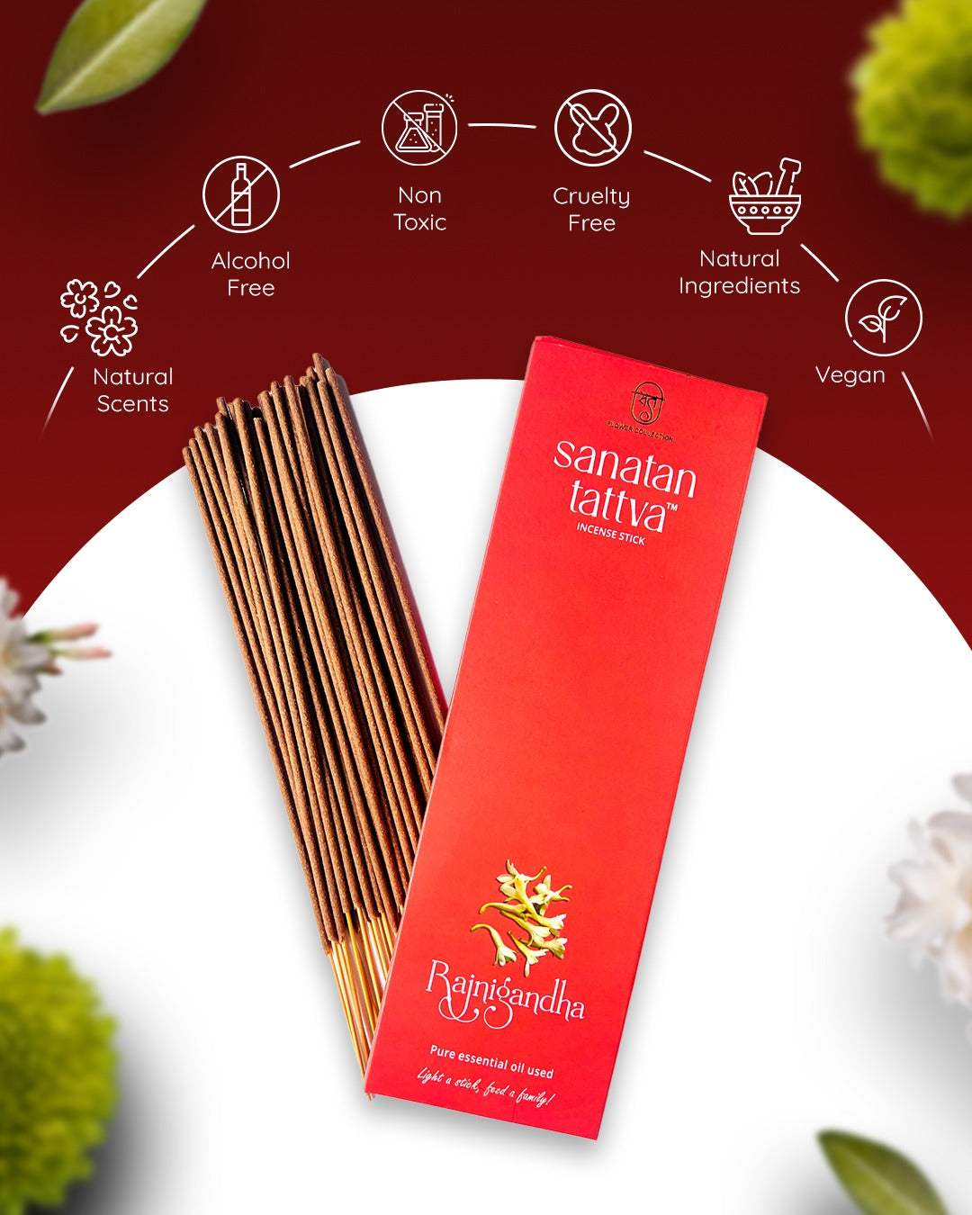 Sanatan Tattva Flower Collection Combo of 6 | Made in India